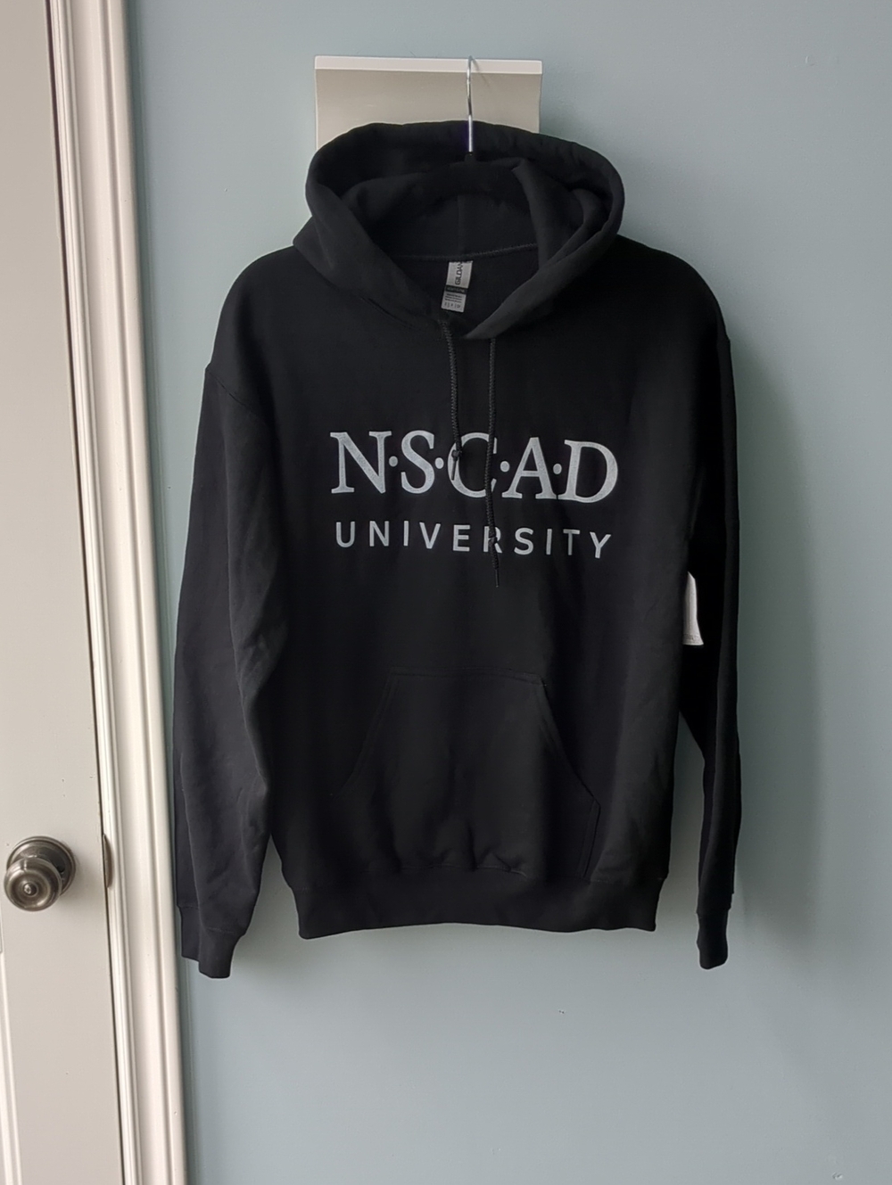 Gildan Black NSCAD University Hooded Sweatshirt